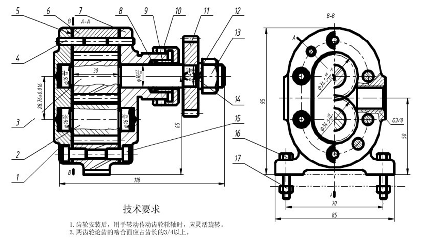 大東海泵業(yè)齒輪泵結(jié)構圖2