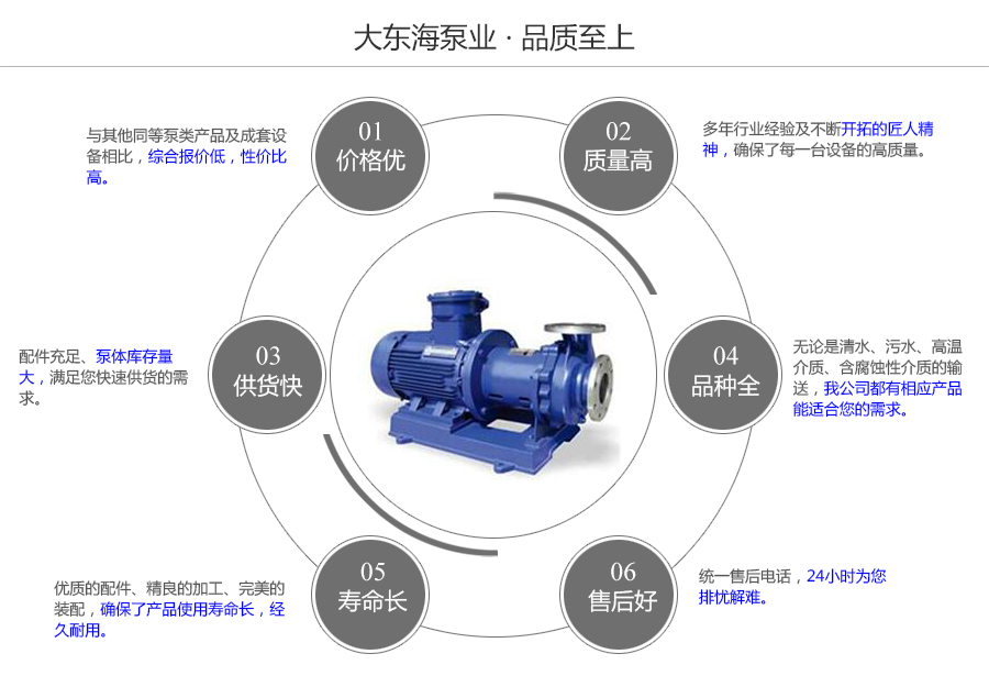 大東海泵業(yè)化工磁力泵質(zhì)量保證圖