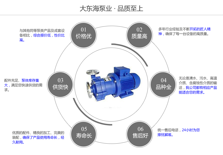 大東海泵業(yè)不銹鋼磁力泵質(zhì)量保證圖