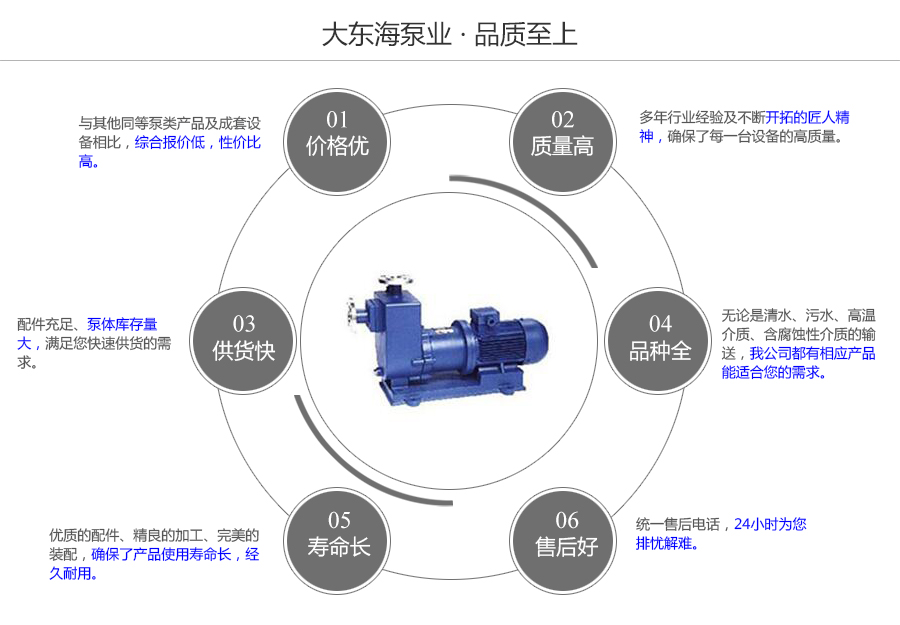 大東海泵業(yè)ZCQ型自吸式磁力泵質量保證圖